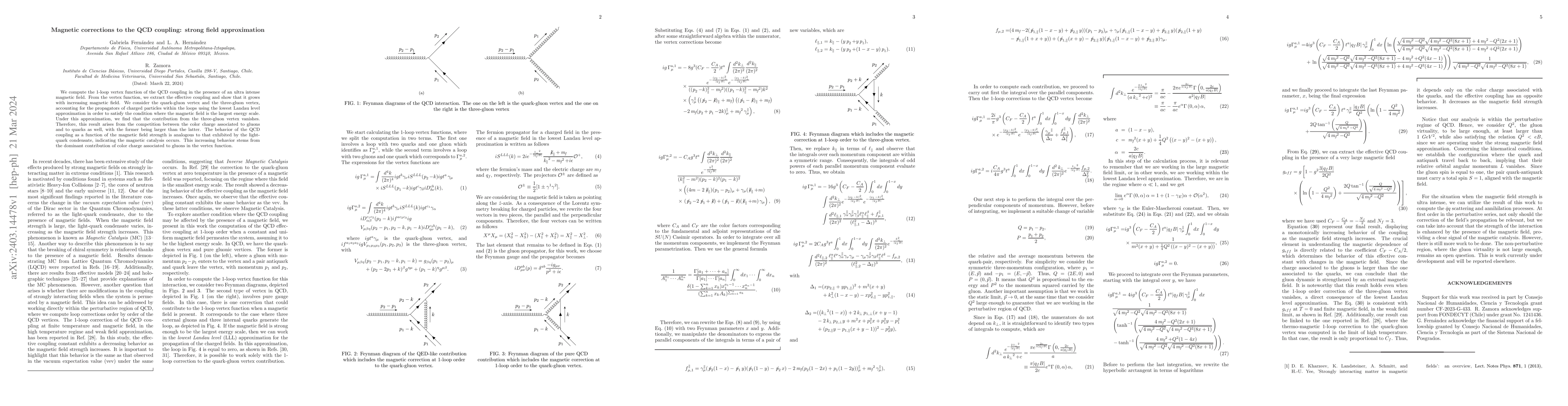 Thumbnail for Magnetic corrections to the QCD coupling: strong field approximation