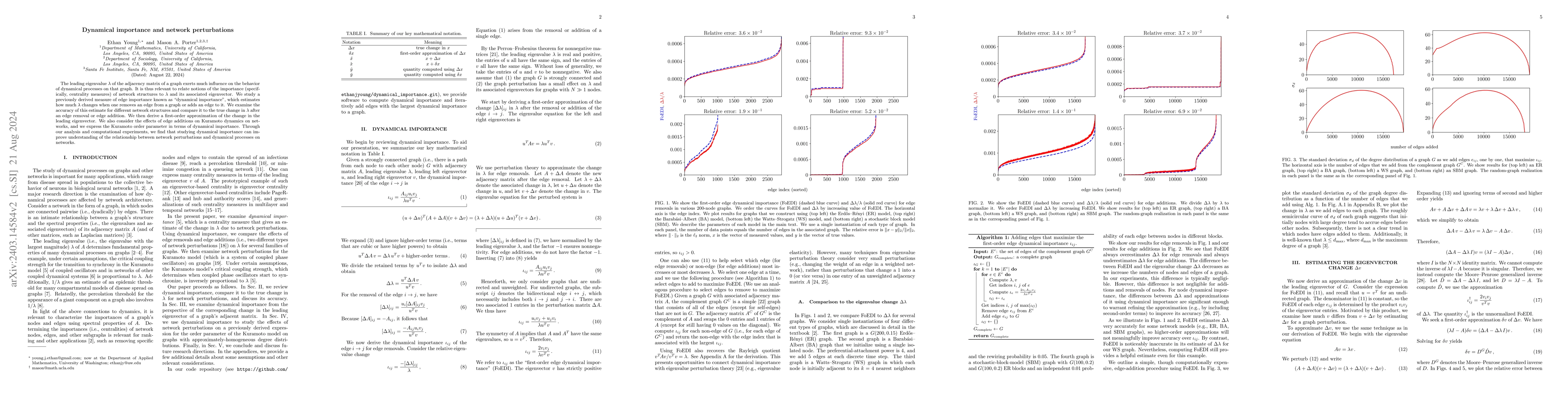 Thumbnail for Dynamical importance and network perturbations