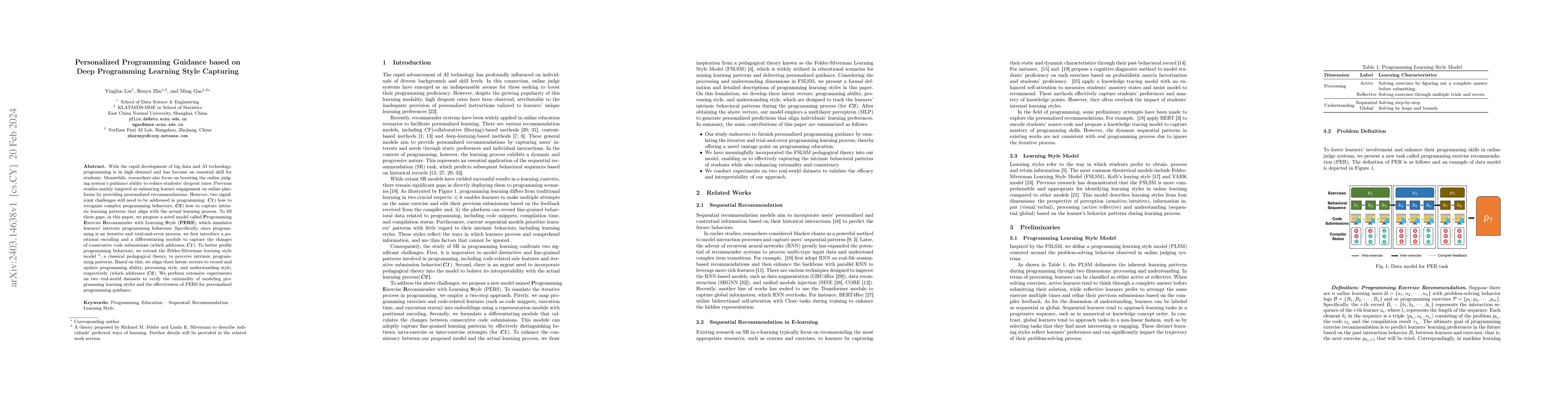 Thumbnail for Personalized Programming Guidance based on Deep Programming Learning
  Style Capturing