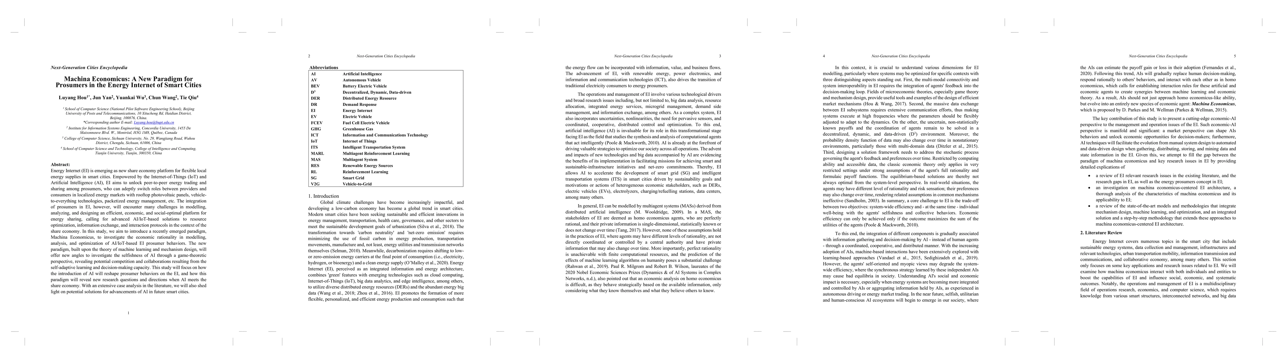 Thumbnail for Machina Economicus: A New Paradigm for Prosumers in the Energy Internet
  of Smart Cities