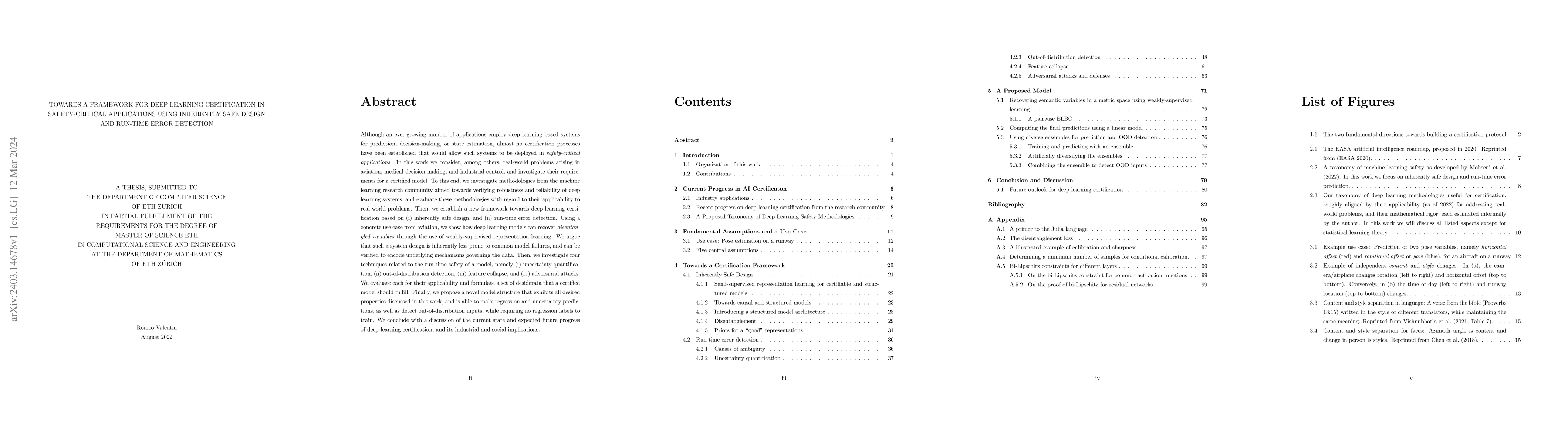 Thumbnail for Towards a Framework for Deep Learning Certification in Safety-Critical
  Applications Using Inherently Safe Design and Run-Time Error Detection