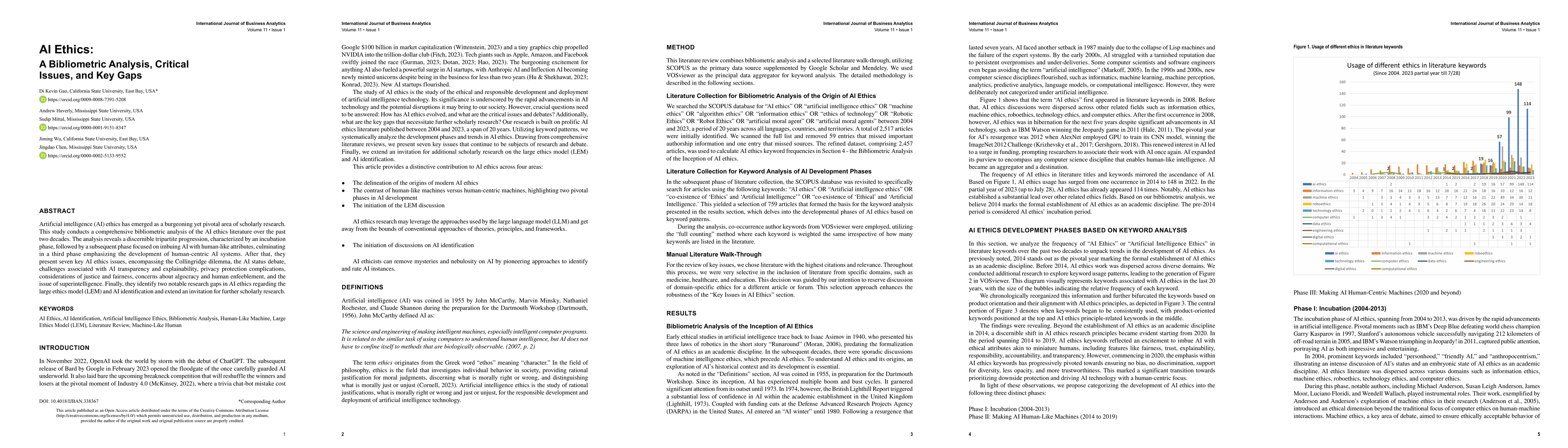 Thumbnail for AI Ethics: A Bibliometric Analysis, Critical Issues, and Key Gaps