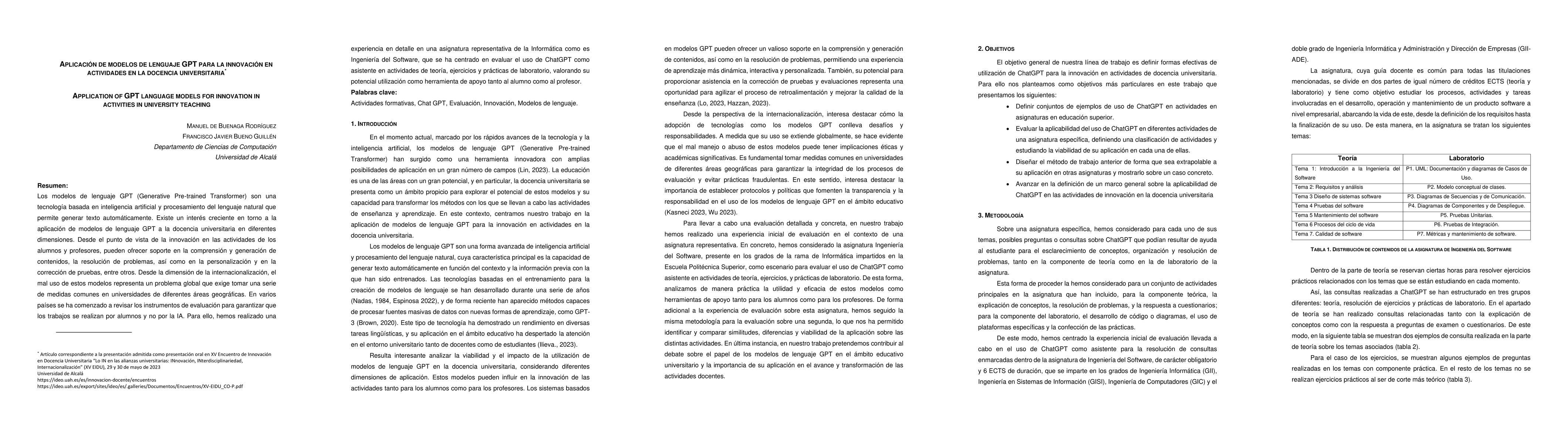 Thumbnail for Application of GPT Language Models for Innovation in Activities in
  University Teaching