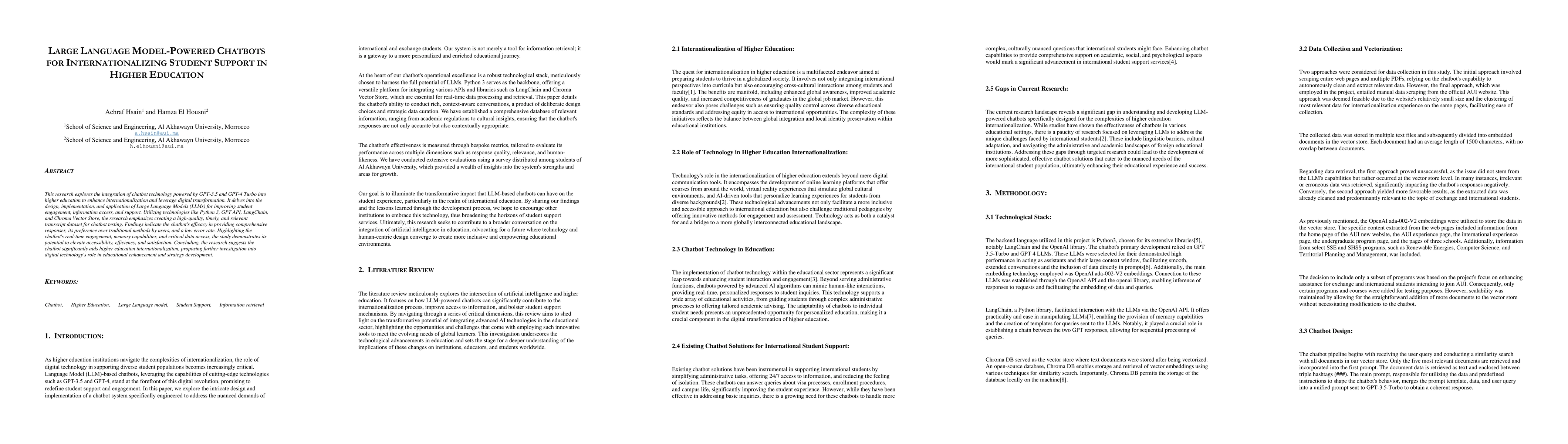 Thumbnail for Large language model-powered chatbots for internationalizing student
  support in higher education