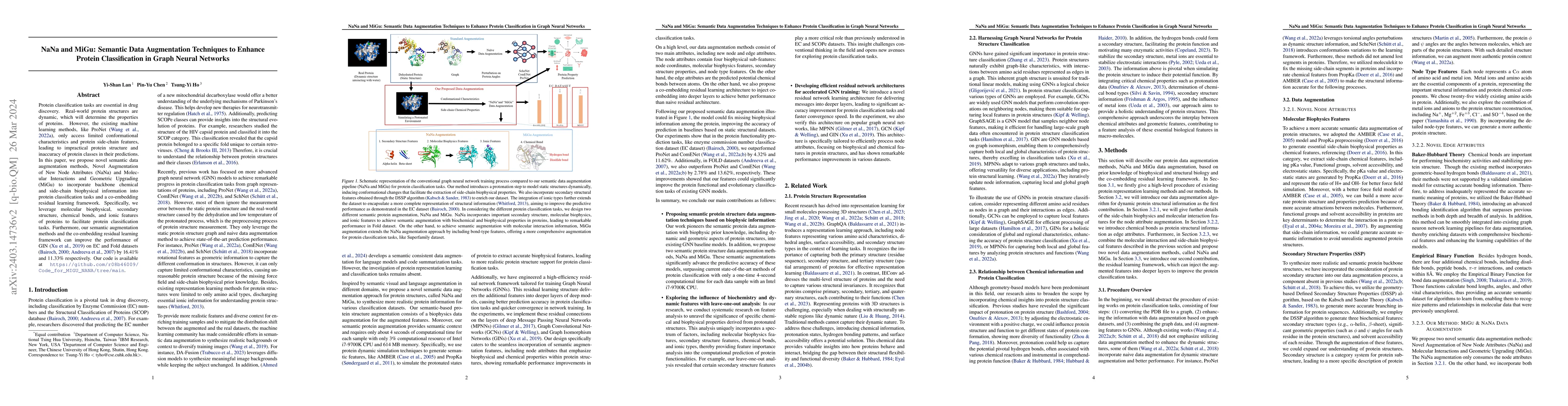 Thumbnail for NaNa and MiGu: Semantic Data Augmentation Techniques to Enhance Protein
  Classification in Graph Neural Networks