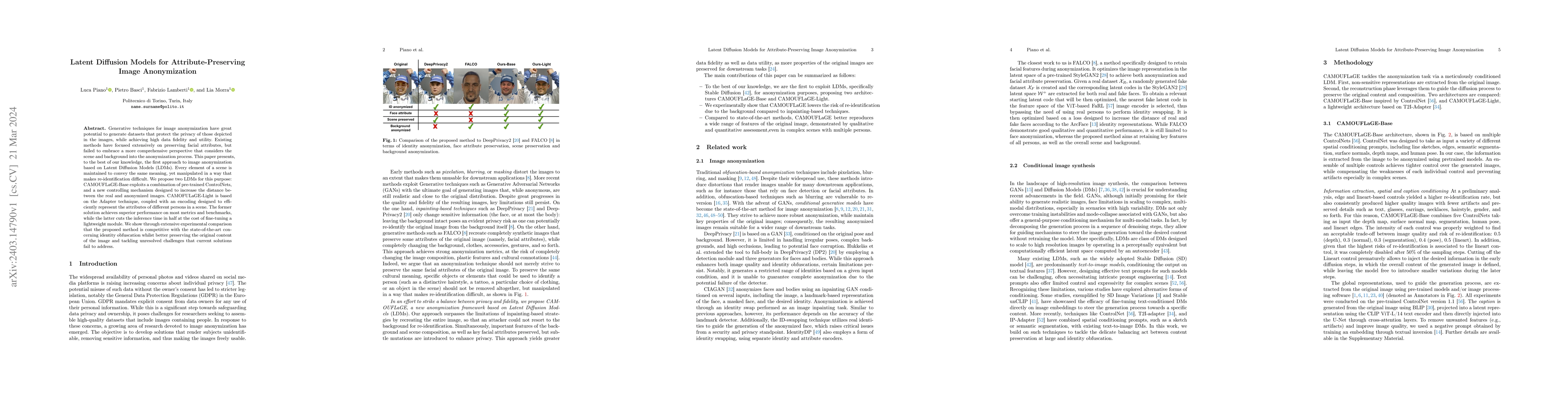 Thumbnail for Latent Diffusion Models for Attribute-Preserving Image Anonymization
