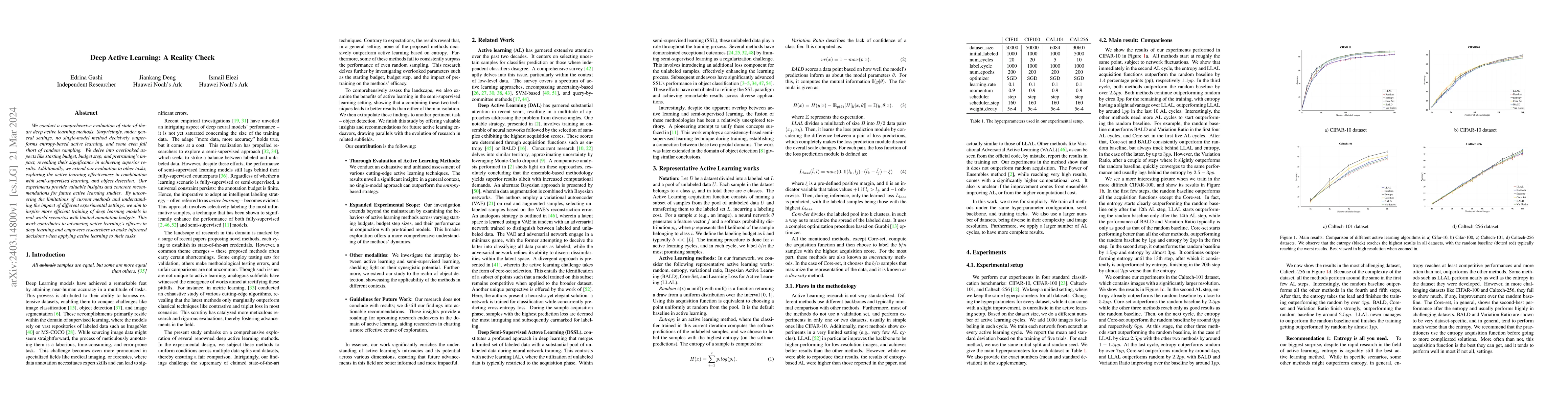 Thumbnail for Deep Active Learning: A Reality Check