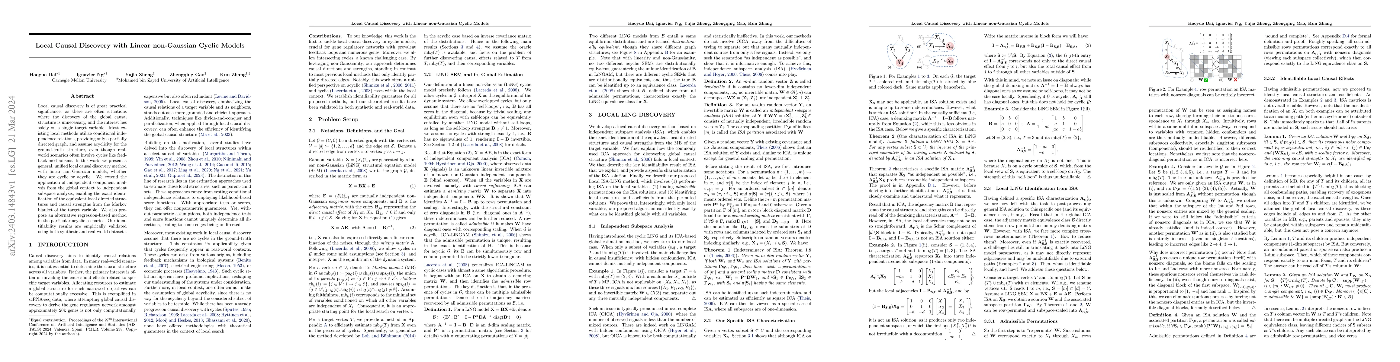 Thumbnail for Local Causal Discovery with Linear non-Gaussian Cyclic Models