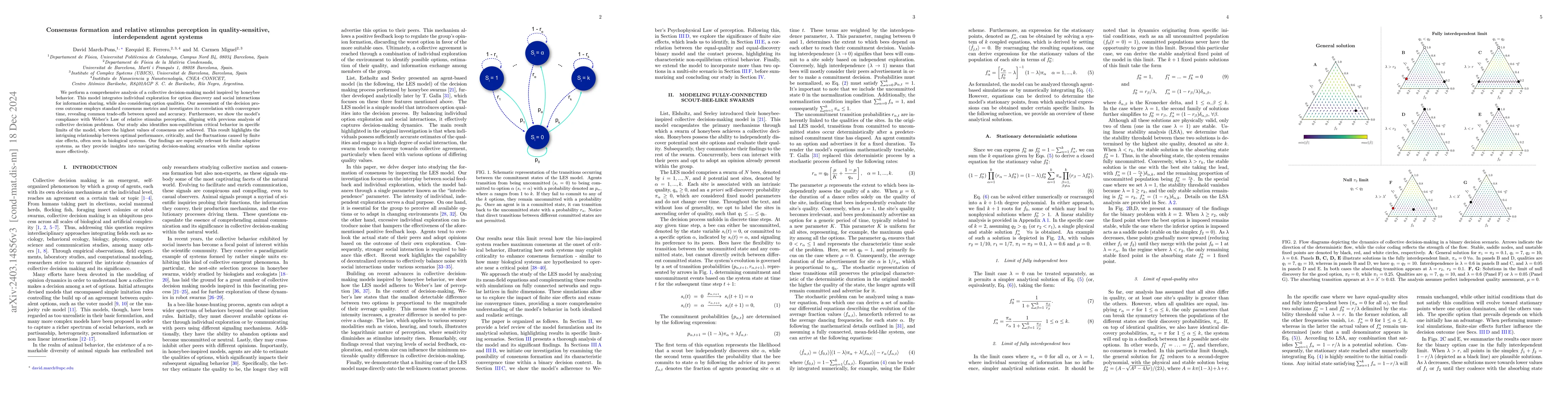 Thumbnail for Consensus formation in quality-sensitive interdependent agent systems