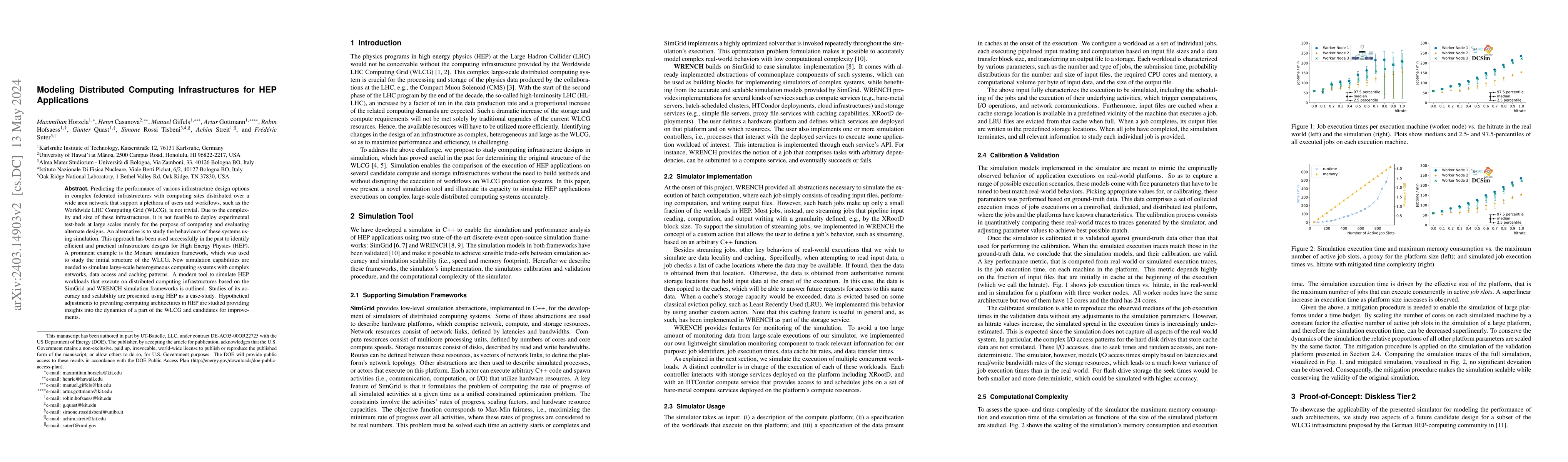 Thumbnail for Modeling Distributed Computing Infrastructures for HEP Applications