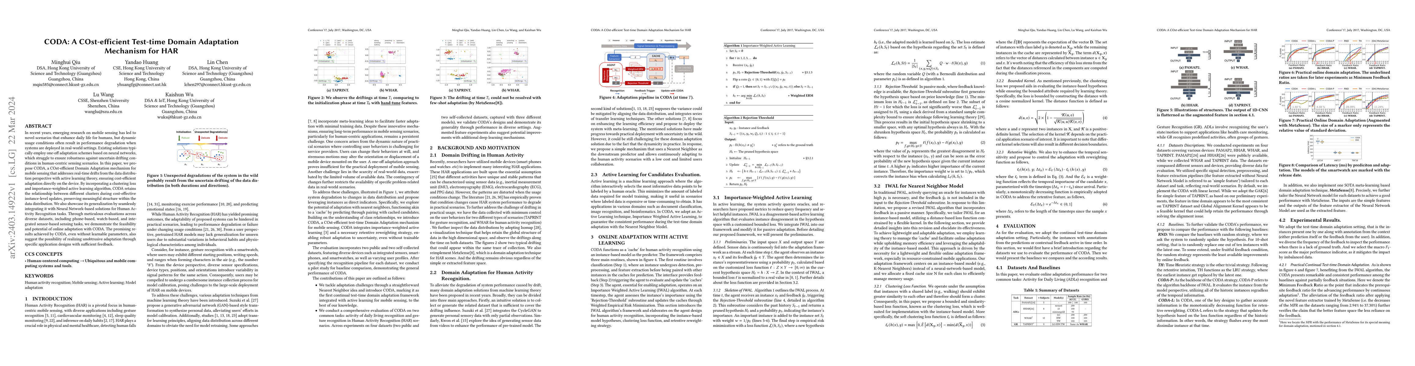 Thumbnail for CODA: A COst-efficient Test-time Domain Adaptation Mechanism for HAR