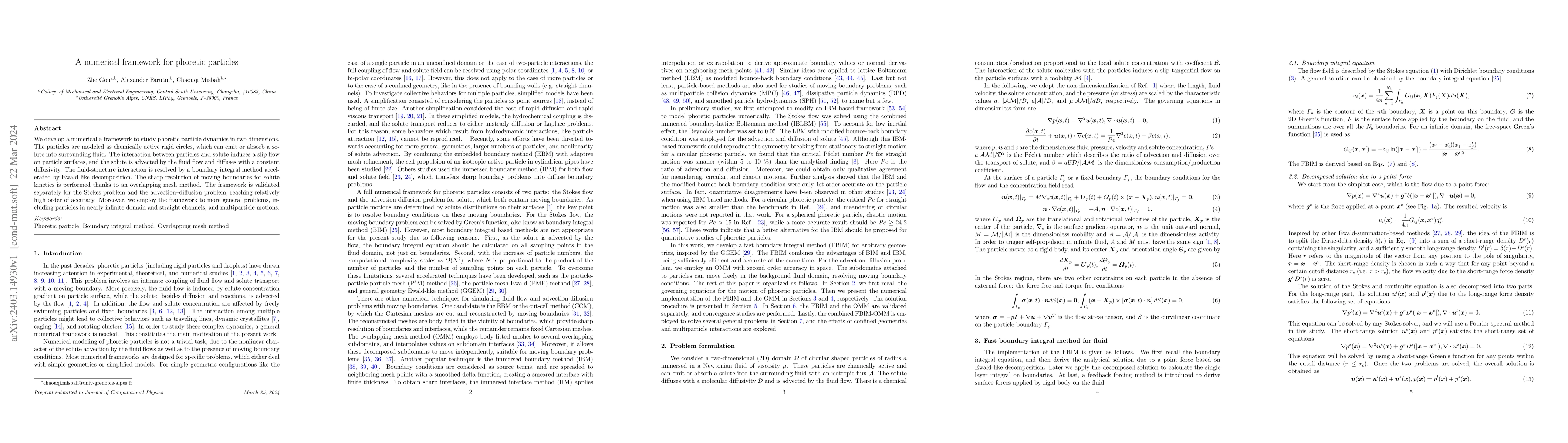 Thumbnail for A numerical framework for phoretic particles