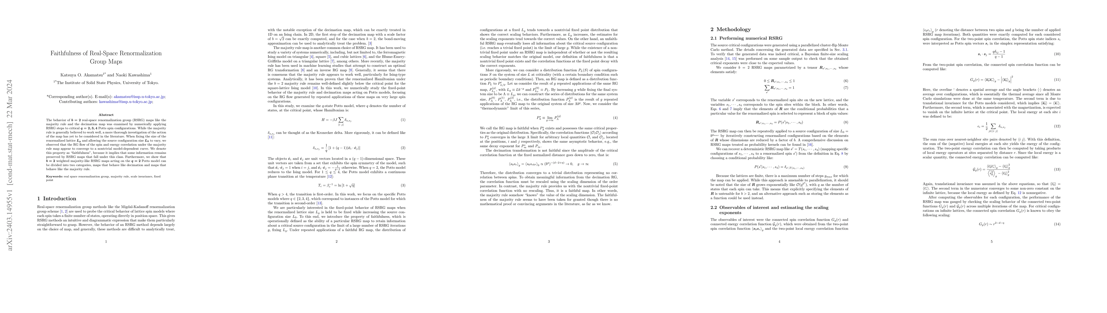 Thumbnail for Faithfulness of Real-Space Renormalization Group Maps