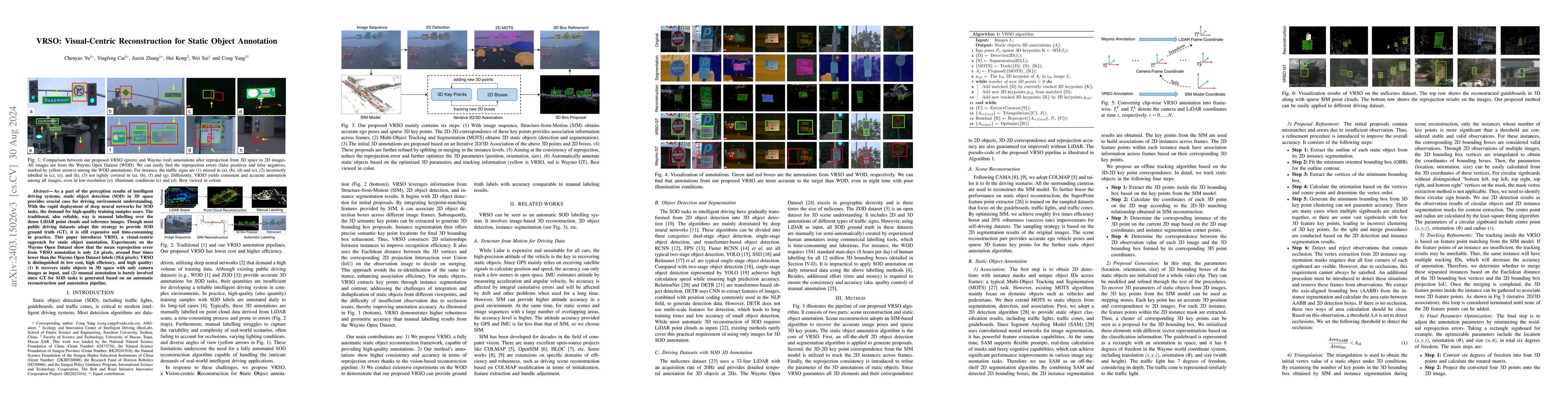 Thumbnail for VRSO: Visual-Centric Reconstruction for Static Object Annotation