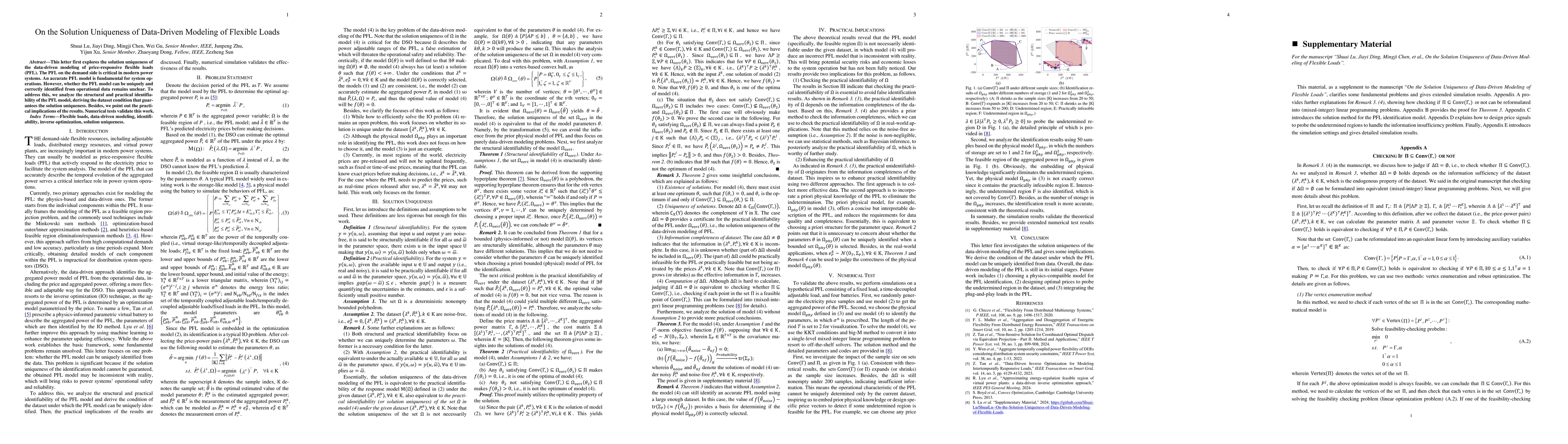 Thumbnail for On the Solution Uniqueness of Data-Driven Modeling of Flexible Loads