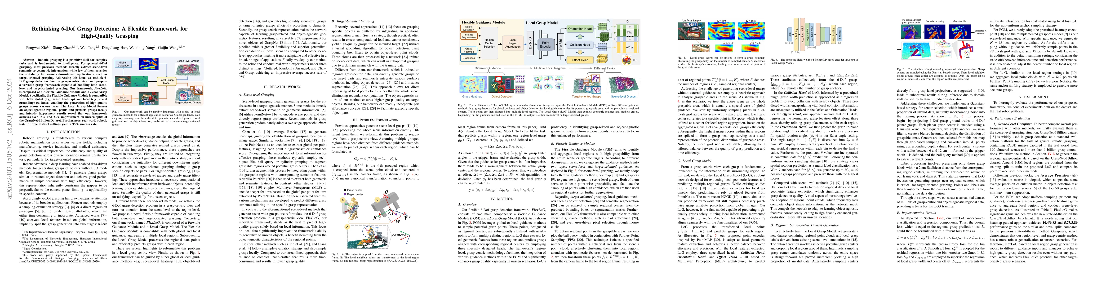 Thumbnail for Rethinking 6-Dof Grasp Detection: A Flexible Framework for High-Quality
  Grasping