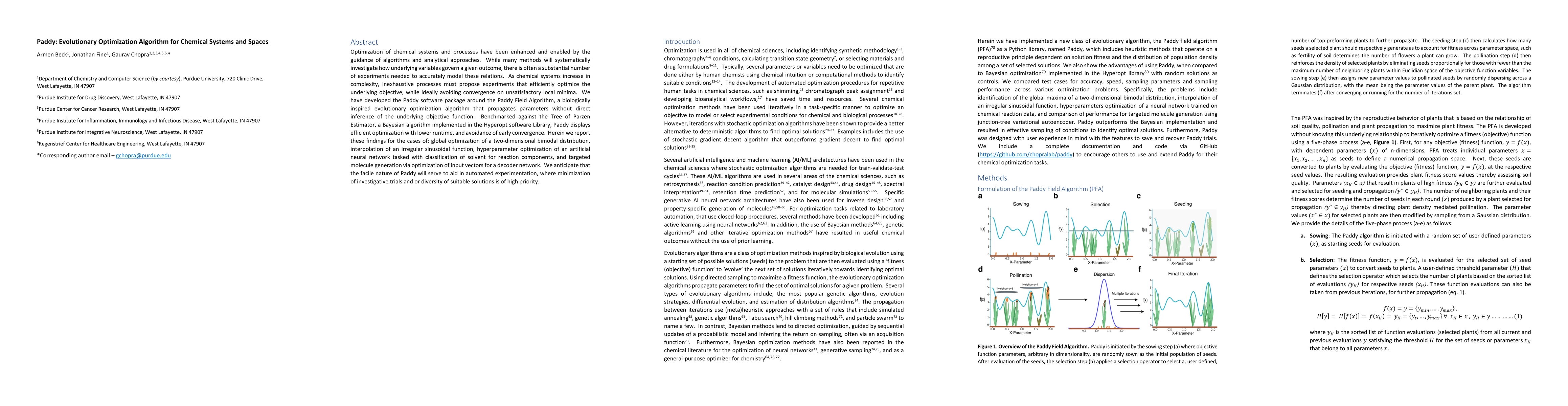 Thumbnail for Paddy: Evolutionary Optimization Algorithm for Chemical Systems and
  Spaces