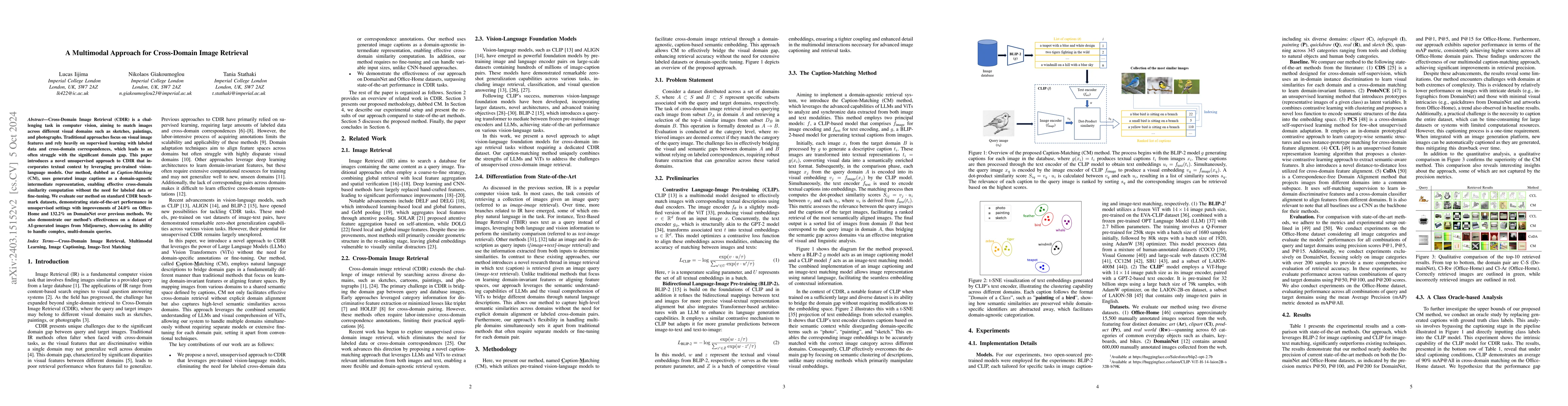 Thumbnail for A Multimodal Approach for Cross-Domain Image Retrieval