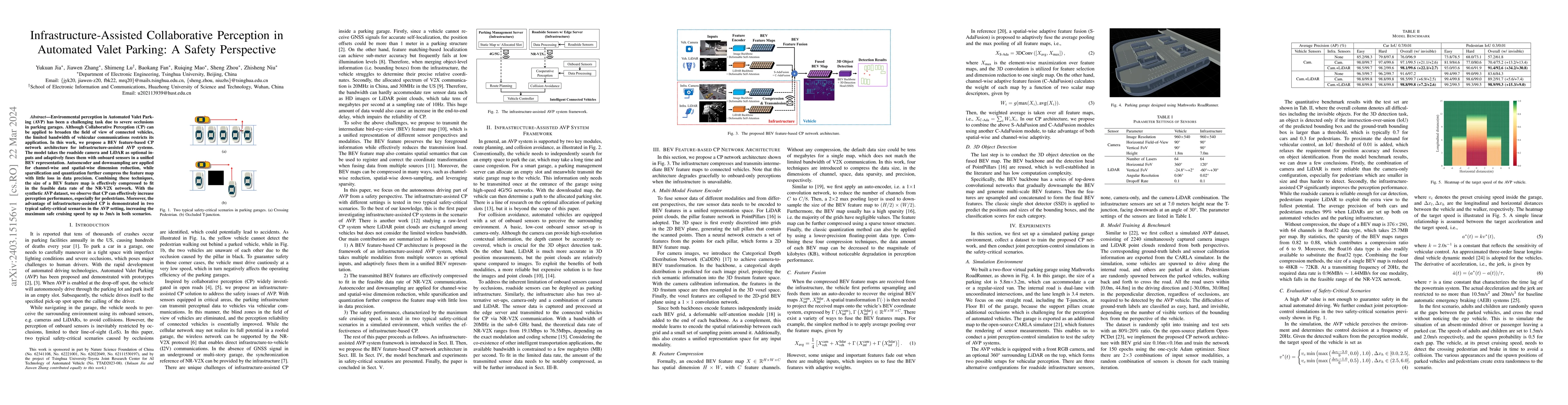 Thumbnail for Infrastructure-Assisted Collaborative Perception in Automated Valet
  Parking: A Safety Perspective