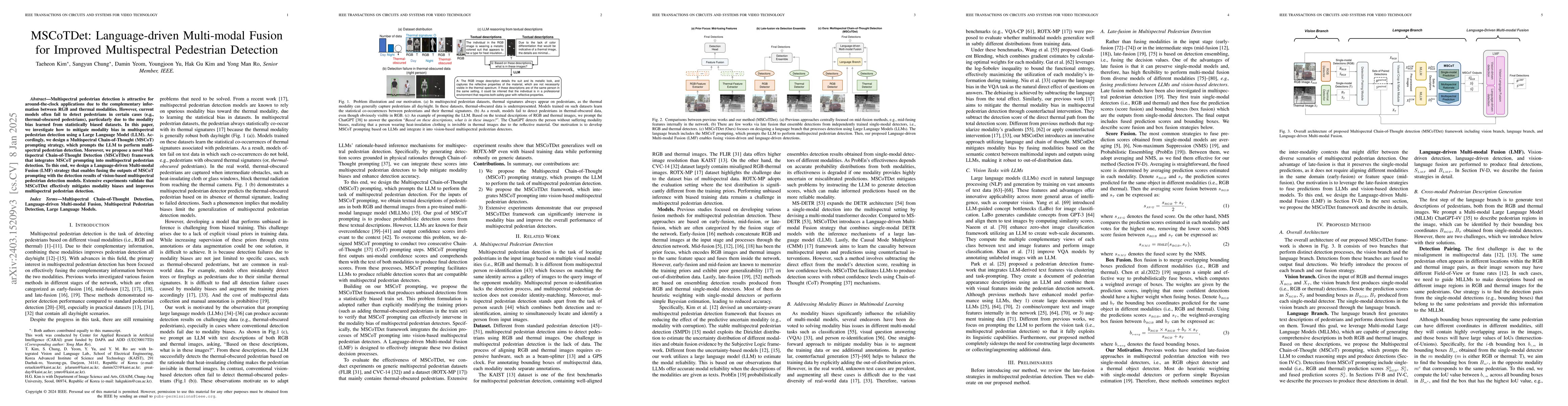 Thumbnail for MSCoTDet: Language-driven Multi-modal Fusion for Improved Multispectral
  Pedestrian Detection