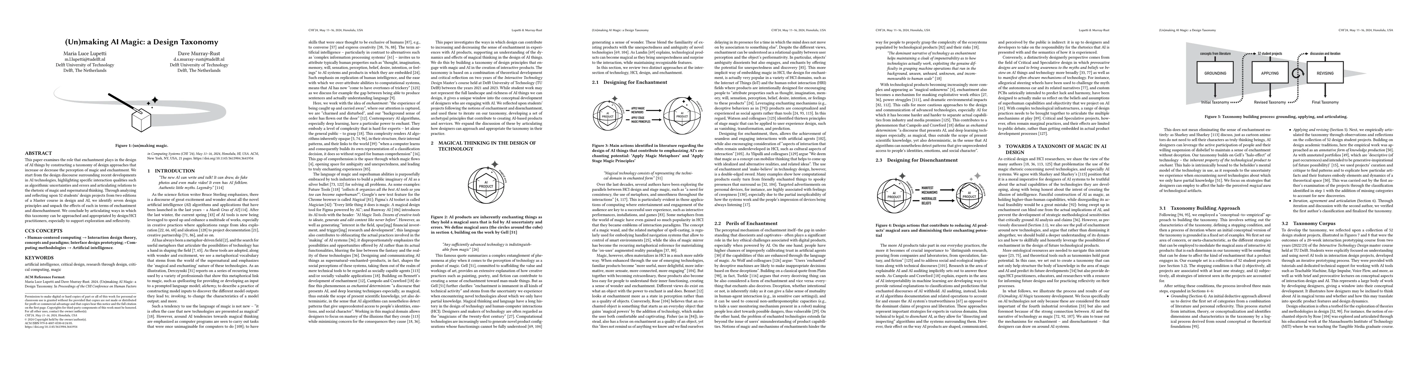 Thumbnail for (Un)making AI Magic: a Design Taxonomy