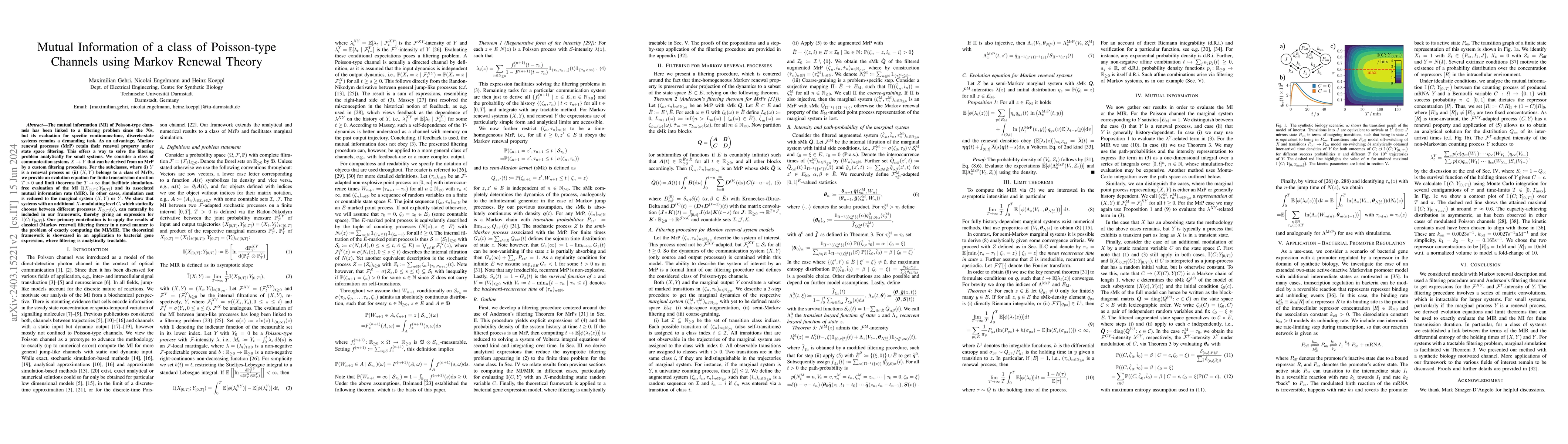 Thumbnail for Mutual Information of a class of Poisson-type Channels using Markov
  Renewal Theory