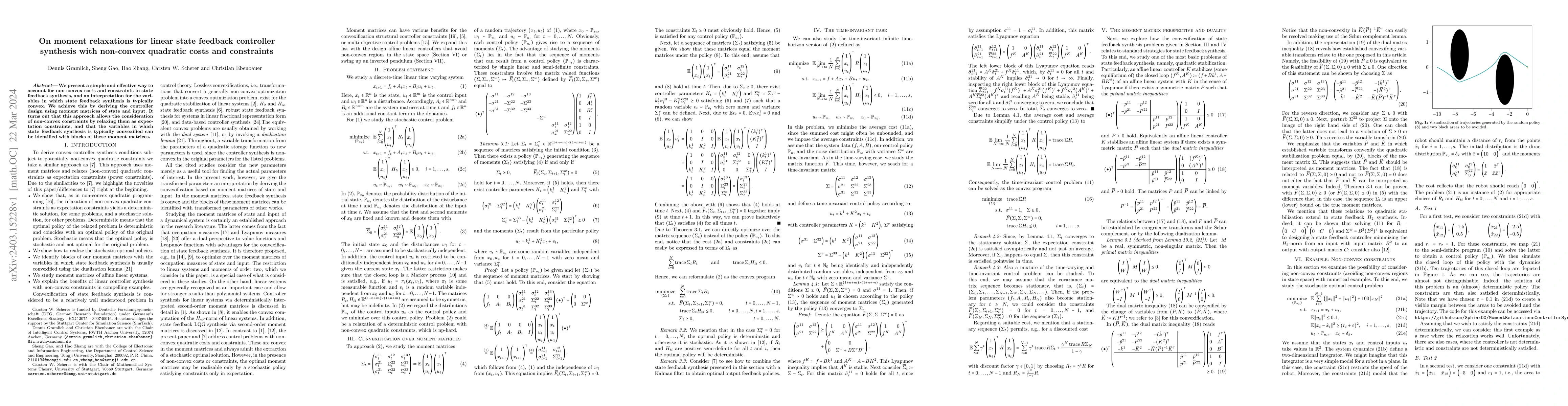 Thumbnail for On moment relaxations for linear state feedback controller synthesis
  with non-convex quadratic costs and constraints