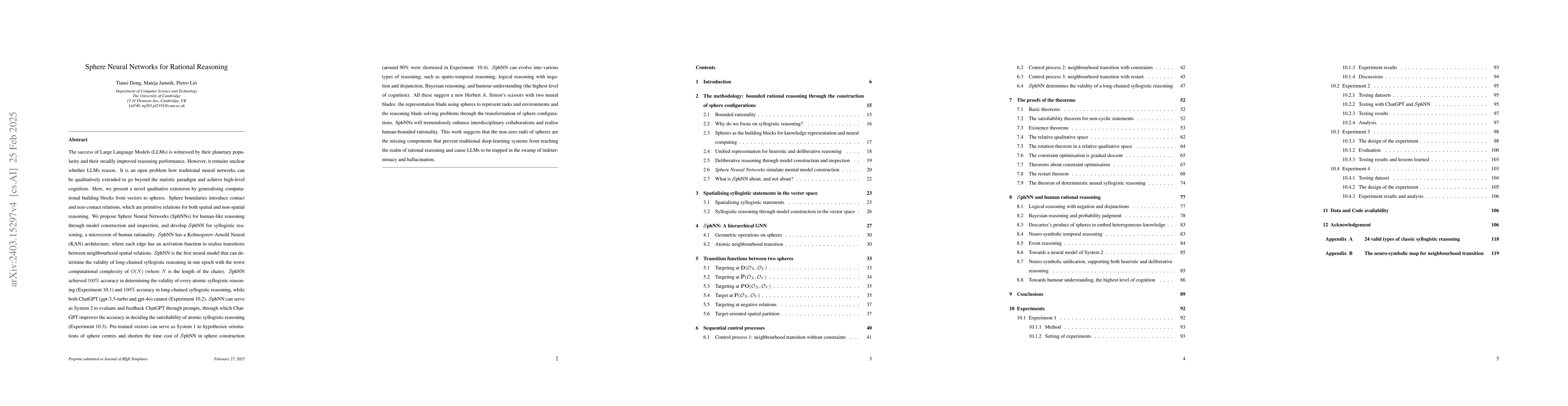 Thumbnail for Sphere Neural-Networks for Rational Reasoning