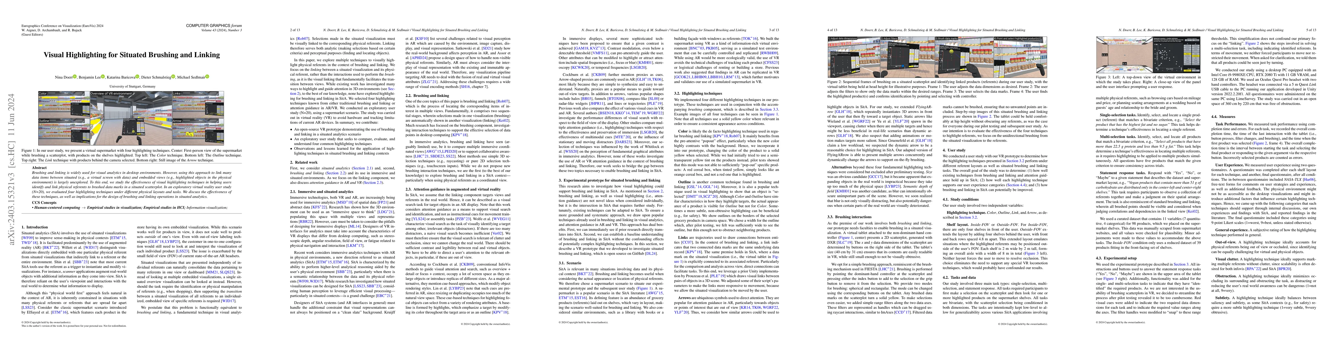 Thumbnail for Visual Highlighting for Situated Brushing and Linking