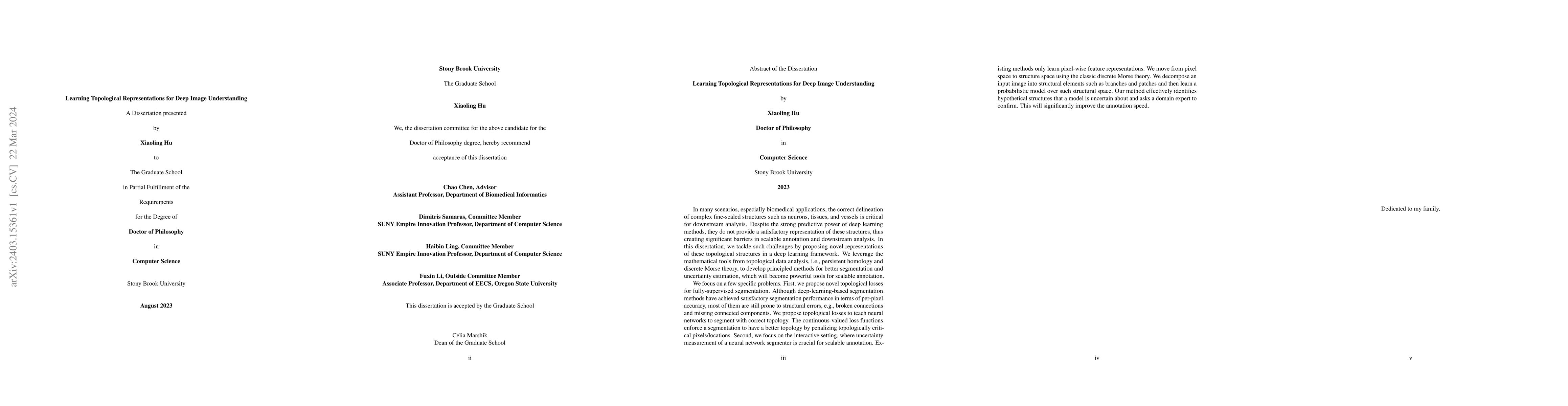 Thumbnail for Learning Topological Representations for Deep Image Understanding