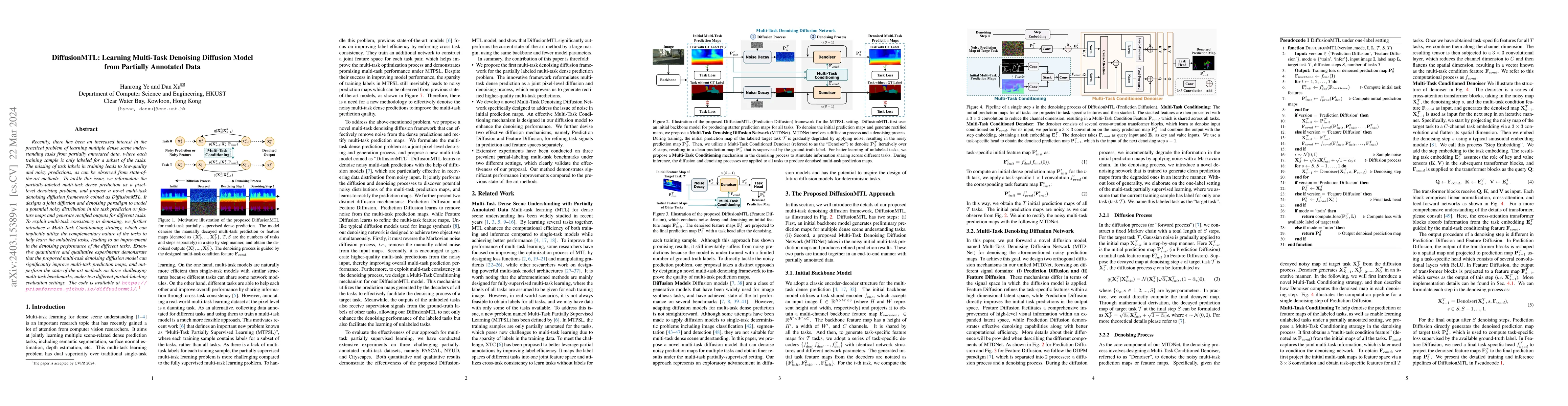Thumbnail for DiffusionMTL: Learning Multi-Task Denoising Diffusion Model from
  Partially Annotated Data