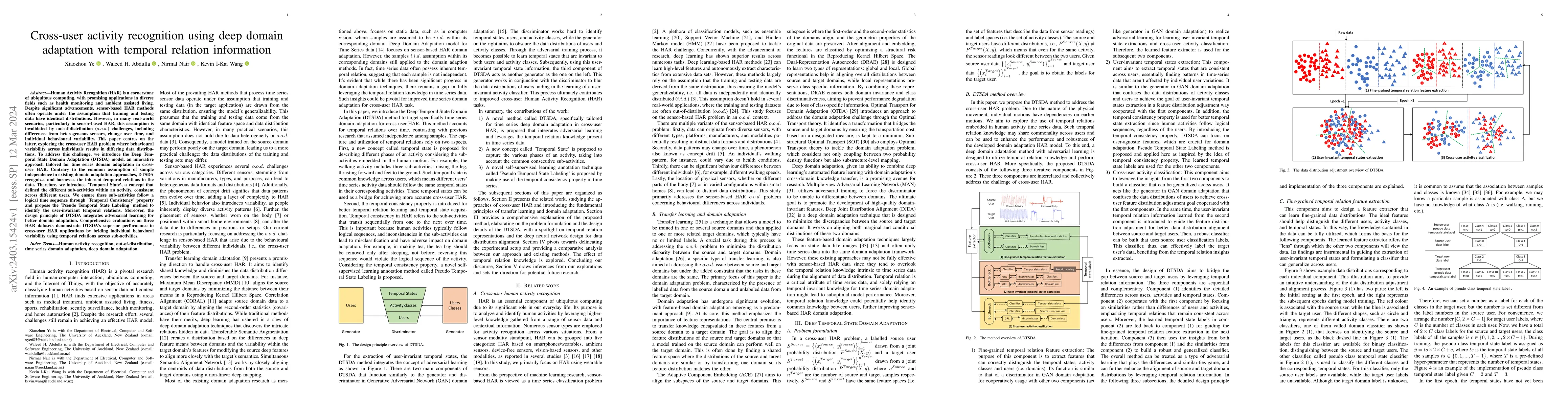 Thumbnail for Cross-user activity recognition using deep domain adaptation with
  temporal relation information