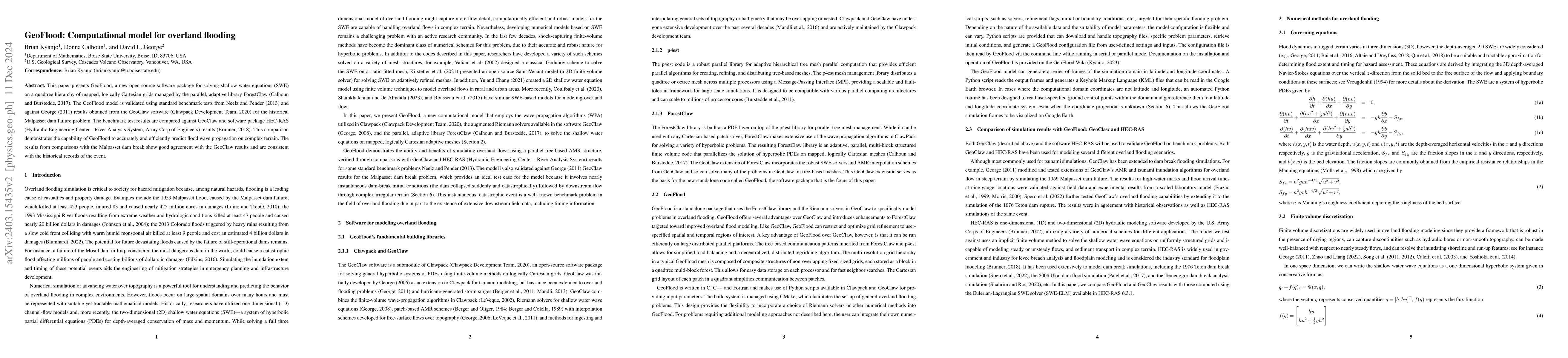 Thumbnail for GeoFlood: Computational model for overland flooding