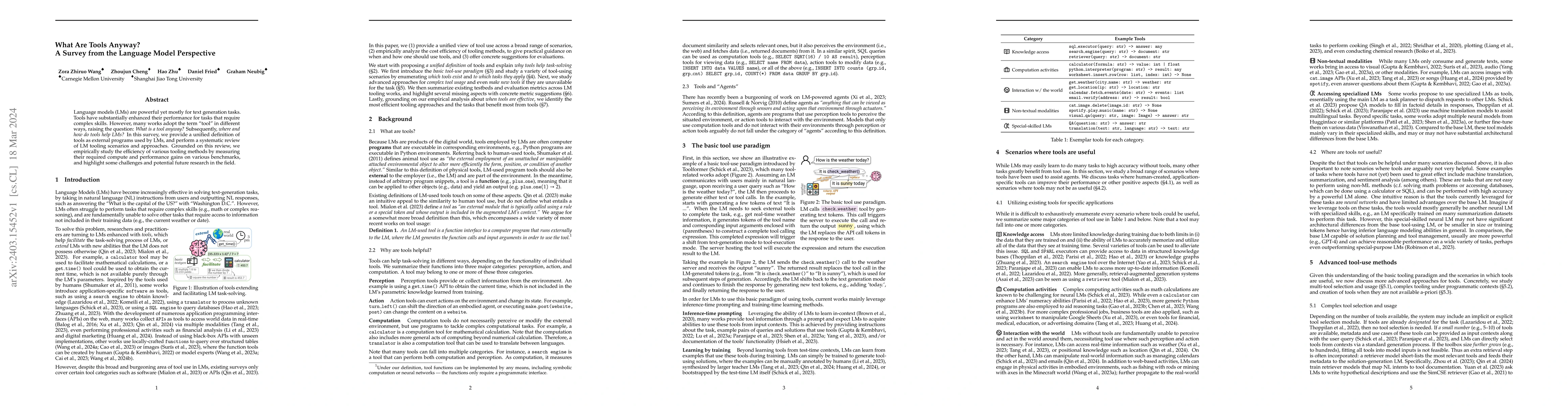 Thumbnail for What Are Tools Anyway? A Survey from the Language Model Perspective