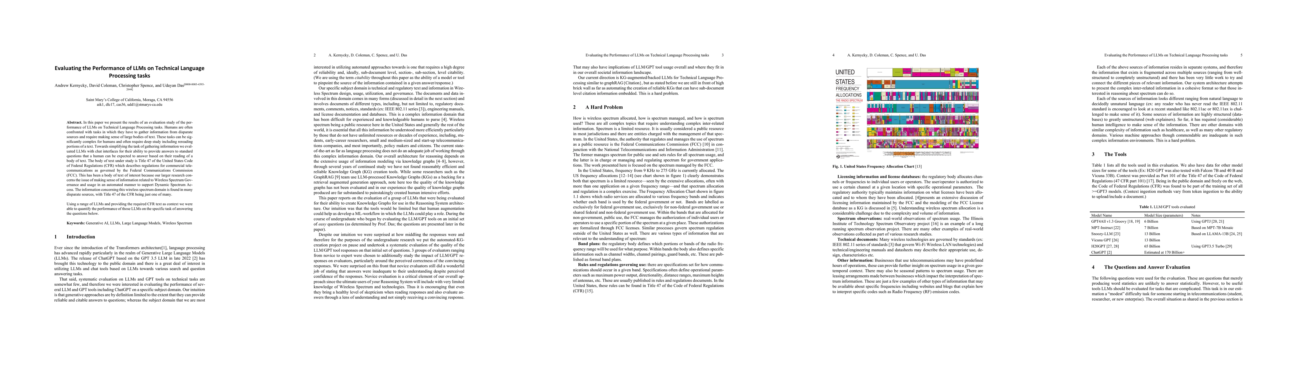 Thumbnail for Evaluating the Performance of LLMs on Technical Language Processing
  tasks
