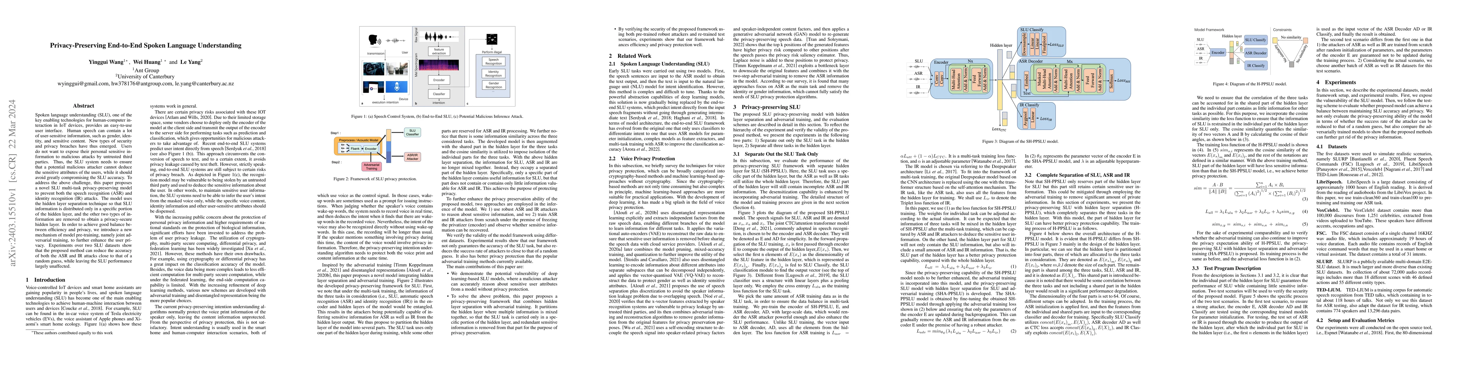 Thumbnail for Privacy-Preserving End-to-End Spoken Language Understanding