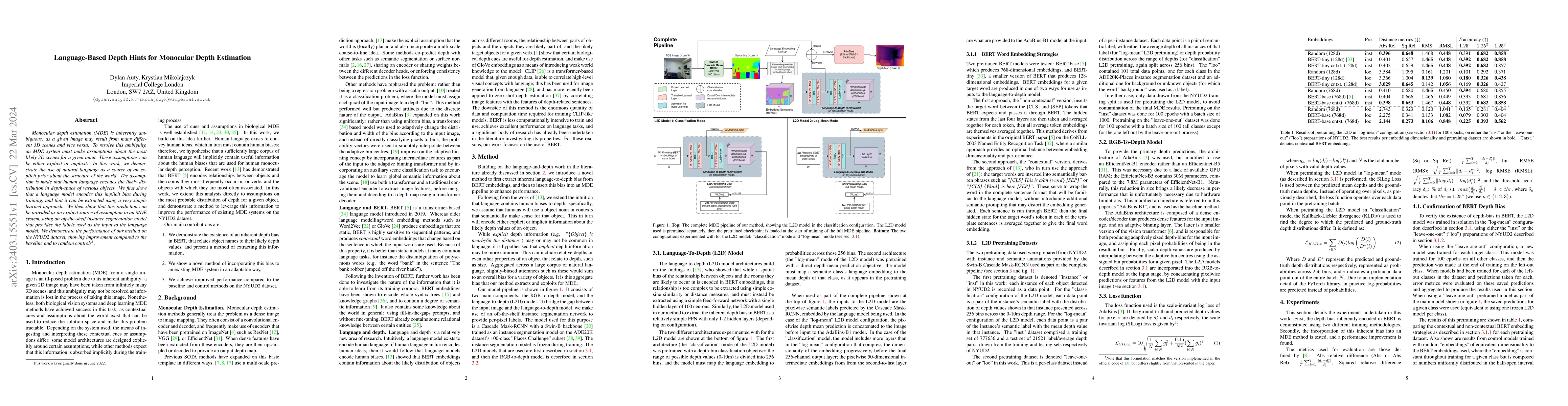 Thumbnail for Language-Based Depth Hints for Monocular Depth Estimation