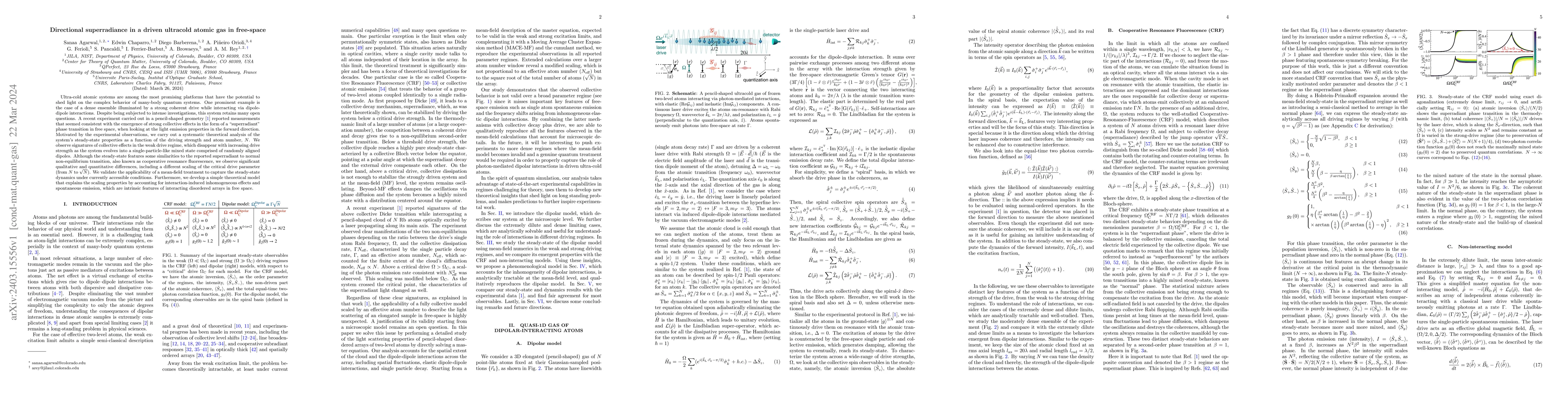 Thumbnail for Directional superradiance in a driven ultracold atomic gas in free-space