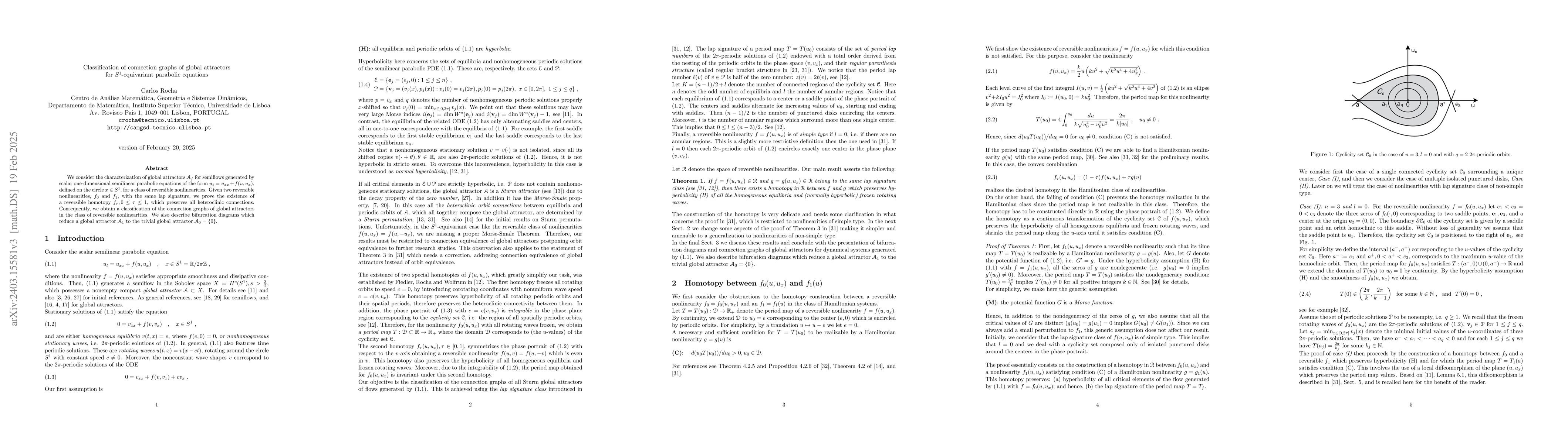 Thumbnail for Classification of connection graphs of global attractors for
  $S^1$-equivariant parabolic equations