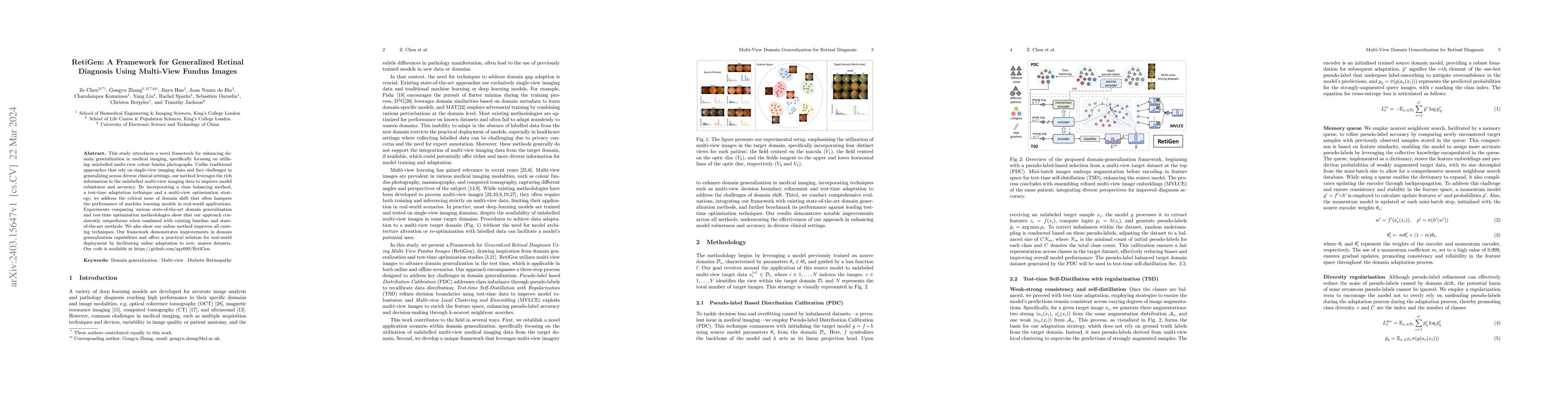 Thumbnail for RetiGen: A Framework for Generalized Retinal Diagnosis Using Multi-View
  Fundus Images