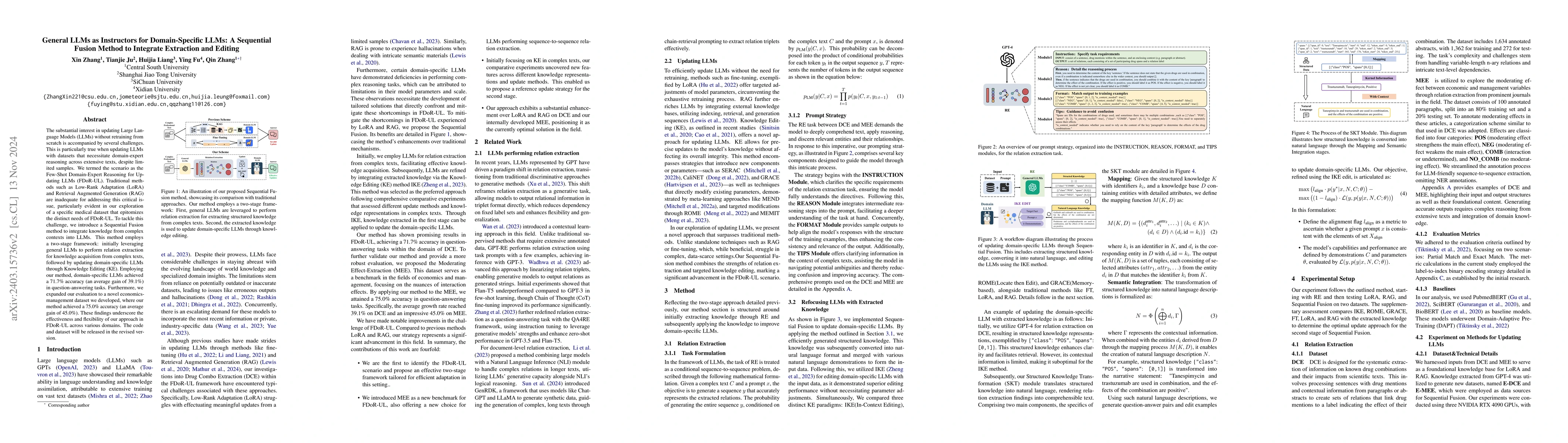Thumbnail for LLMs Instruct LLMs:An Extraction and Editing Method