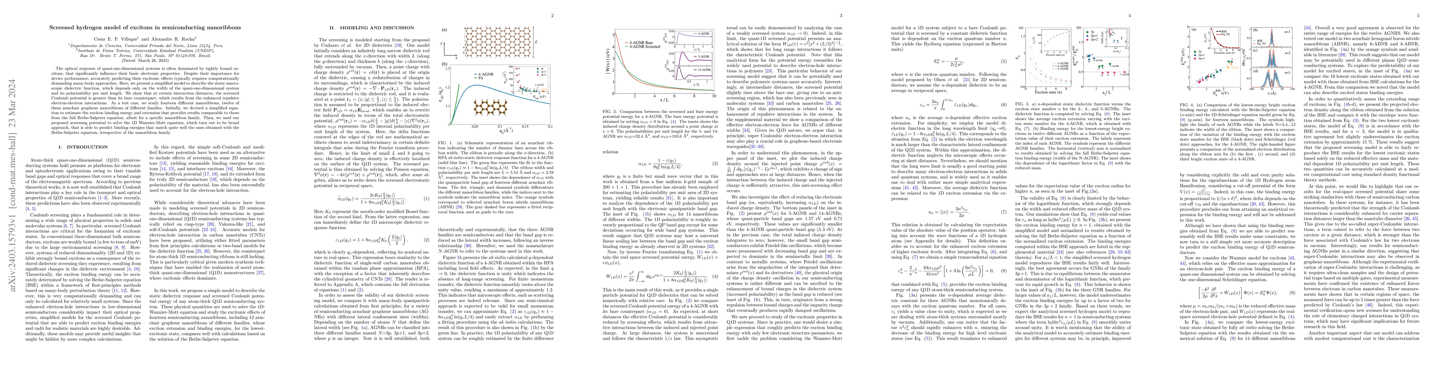 Thumbnail for Screened hydrogen model of excitons in semiconducting nanoribbons