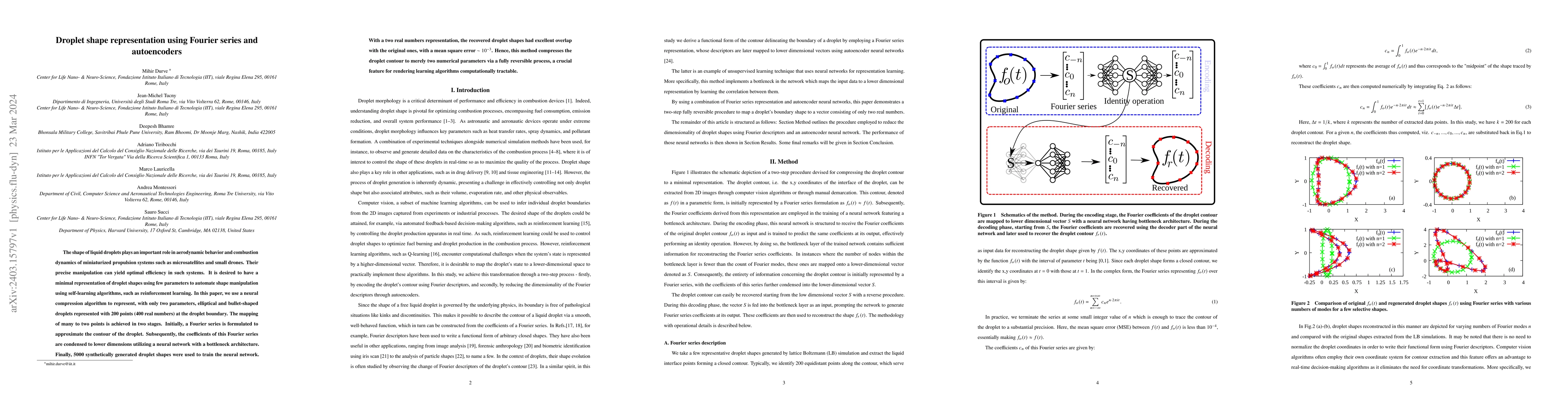 Thumbnail for Droplet shape representation using Fourier series and autoencoders