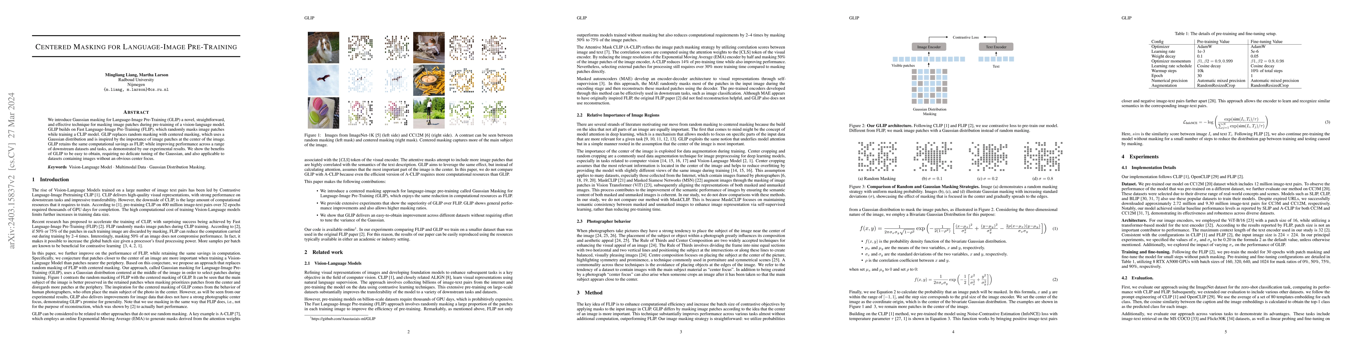 Thumbnail for Centered Masking for Language-Image Pre-Training