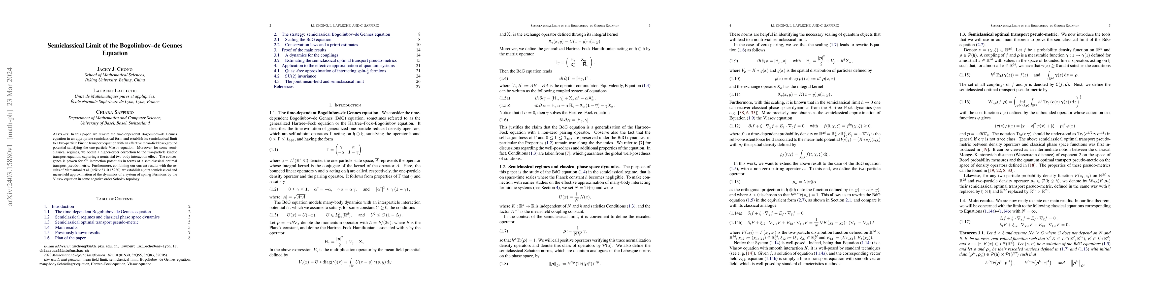 Thumbnail for Semiclassical Limit of the Bogoliubov-de Gennes Equation