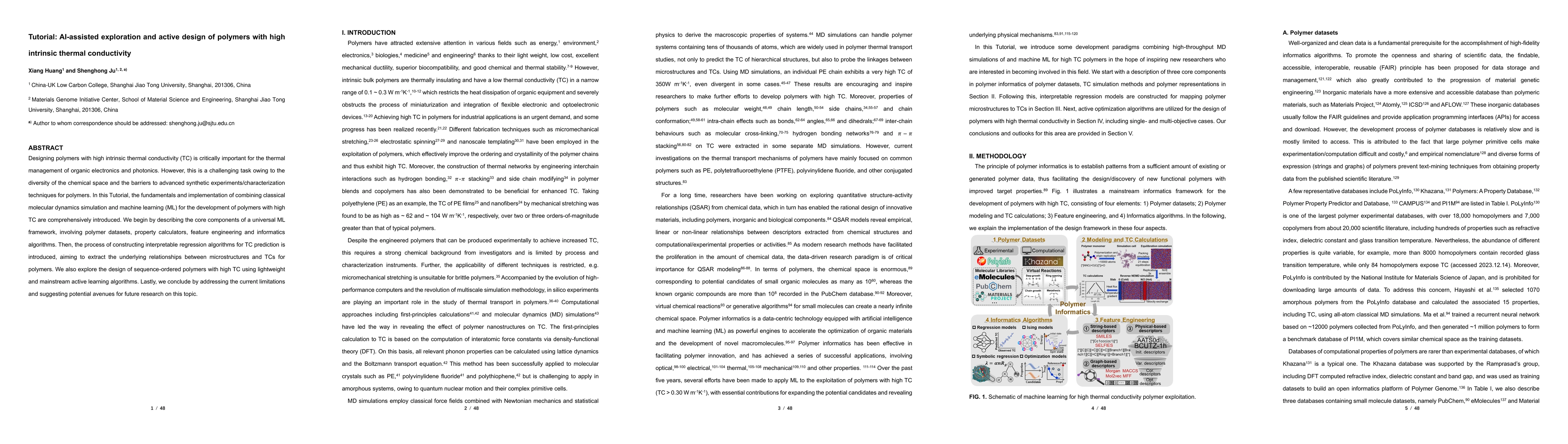 Thumbnail for Tutorial: AI-assisted exploration and active design of polymers with
  high intrinsic thermal conductivity