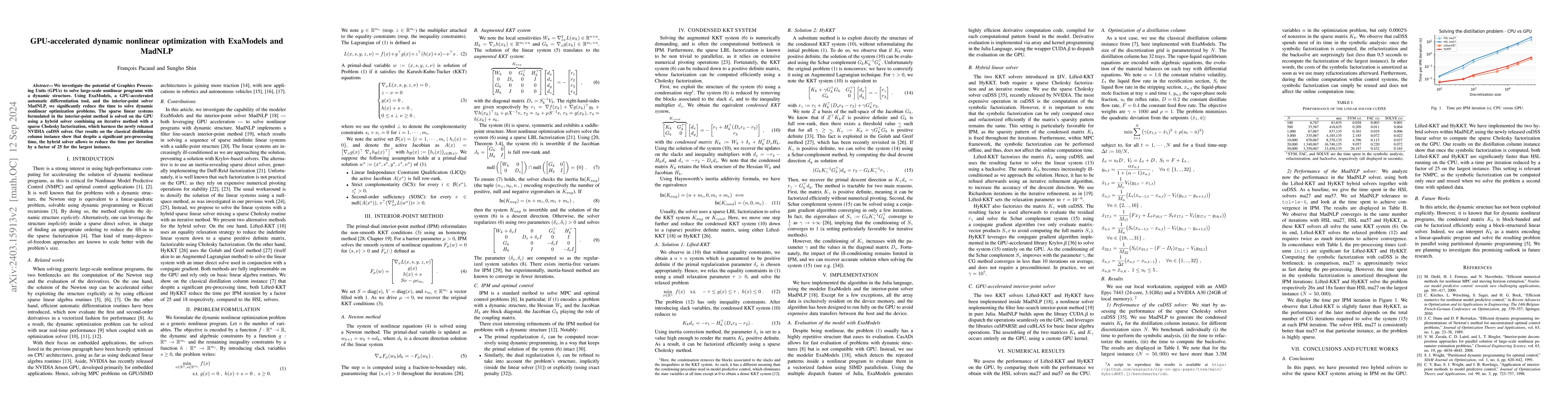 Thumbnail for GPU-accelerated nonlinear model predictive control with ExaModels and
  MadNLP