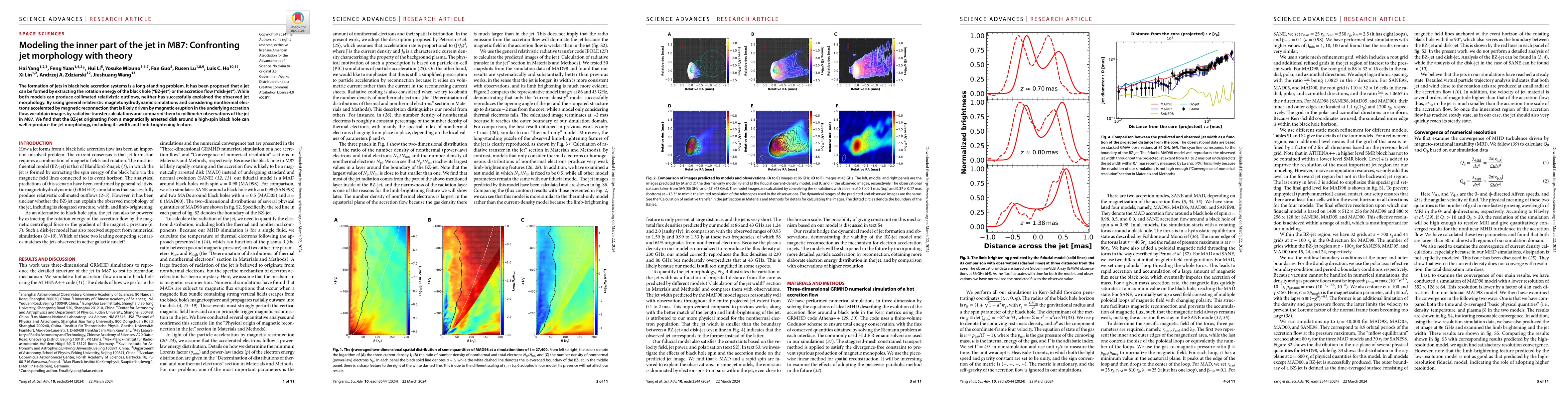 Thumbnail for Modeling the inner part of the jet in M87: Confronting jet morphology
  with theory