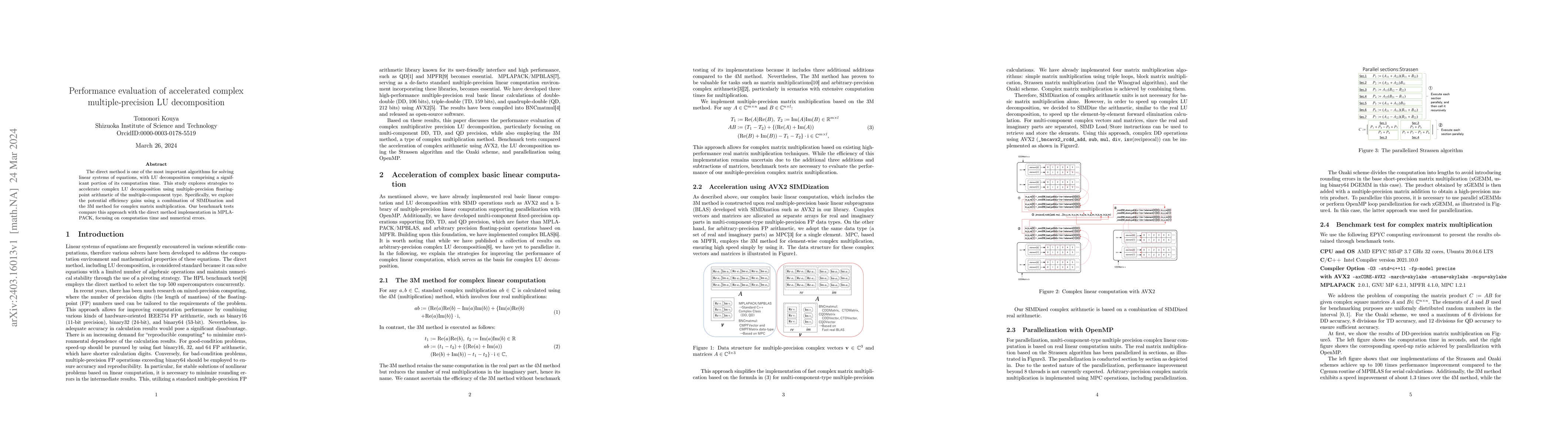 Thumbnail for Performance evaluation of accelerated complex multiple-precision LU
  decomposition