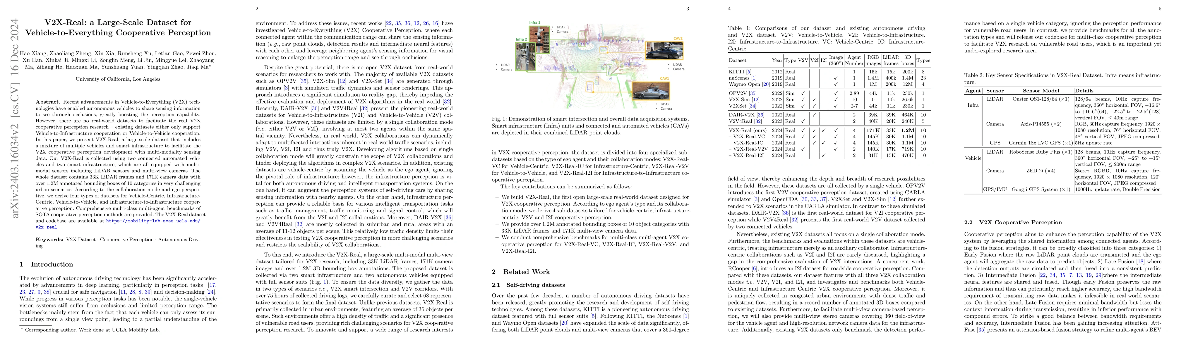 Thumbnail for V2X-Real: a Largs-Scale Dataset for Vehicle-to-Everything Cooperative
  Perception